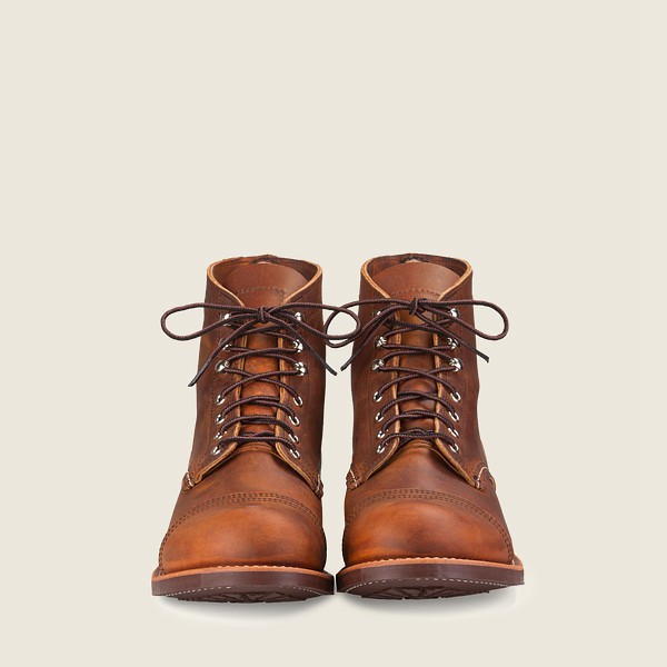 Bottes Red Wing Heritage - Iron Ranger - 6-Inchr Rough & Tough Cuir - Marron - Homme 401CGOFPU